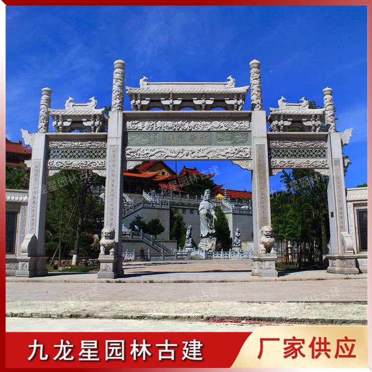 寺廟山門(mén)圖片