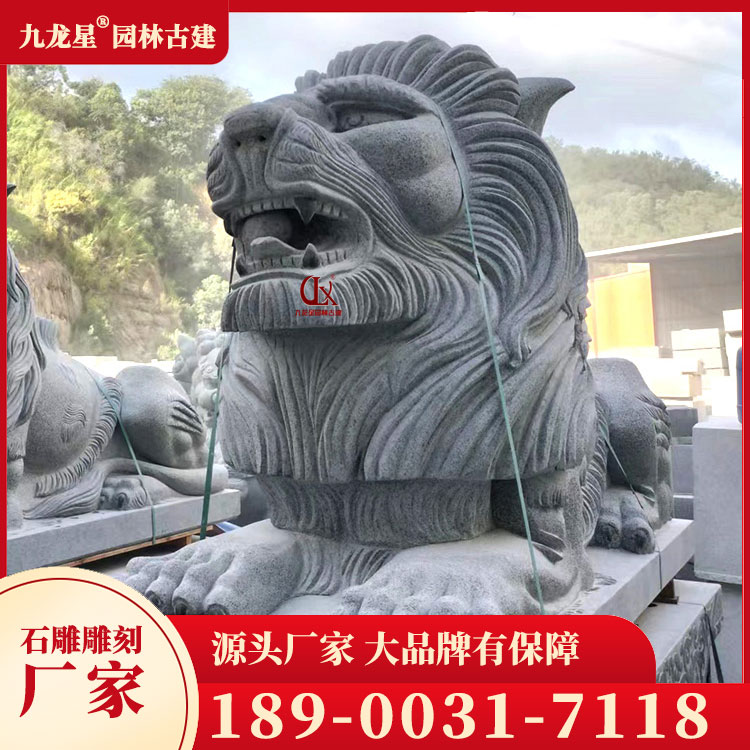 1711443339639333.jpg 石雕獅子港幣獅圖片